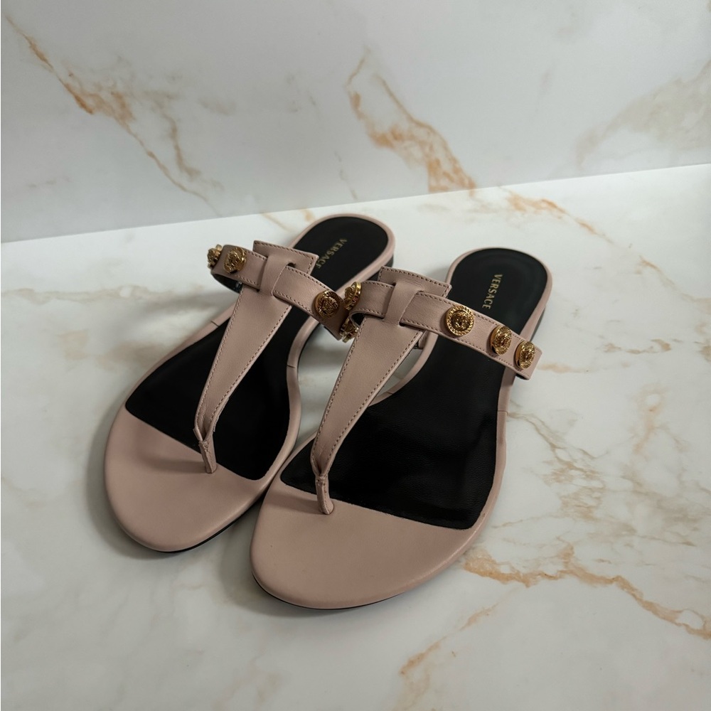 Versace Medusa Thong Sandals